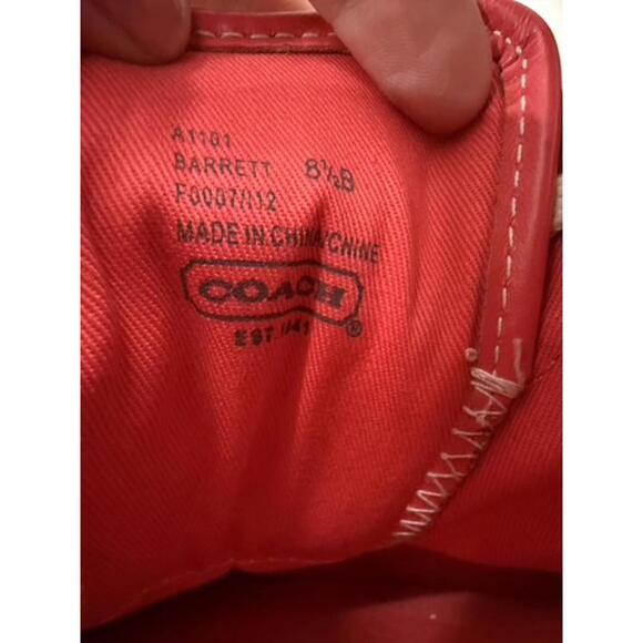Coach Barrett Pink Signature "C" Sneakers - Size 8.5 - Picture 7 of 7